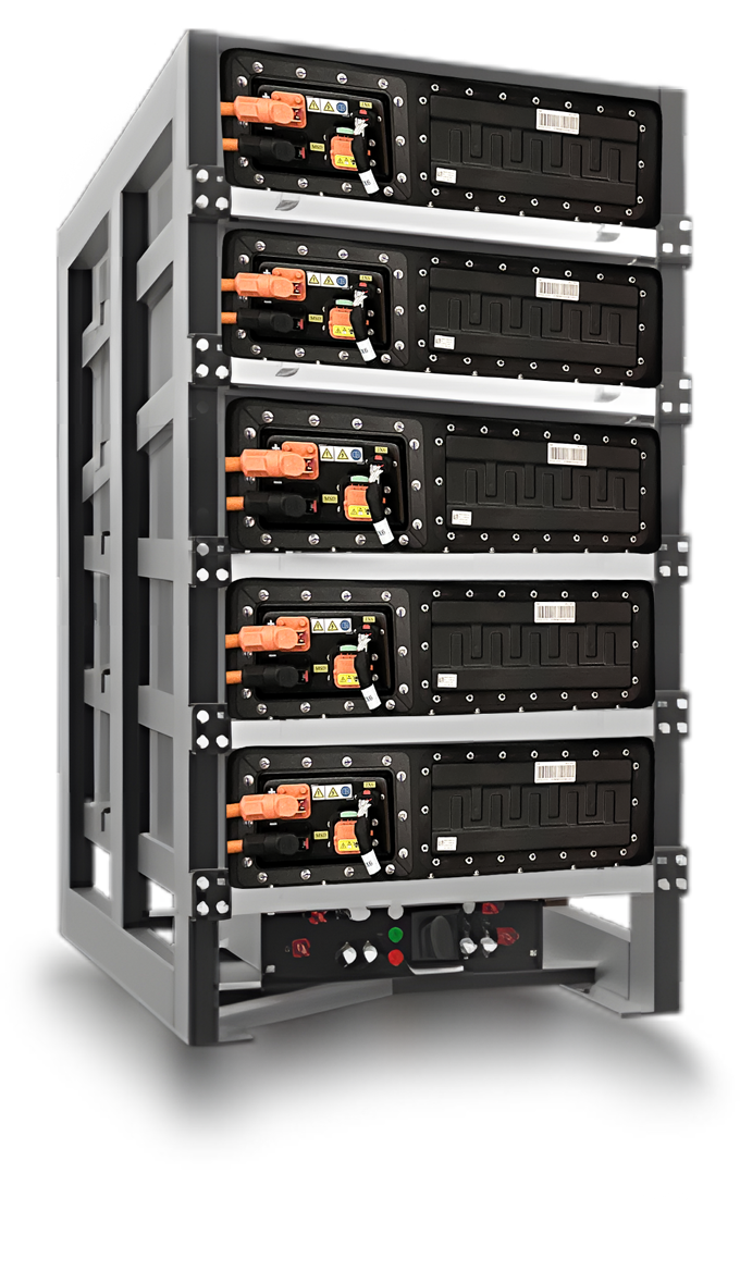 Battery cluster produced by ht infinite power ess manufacturing company